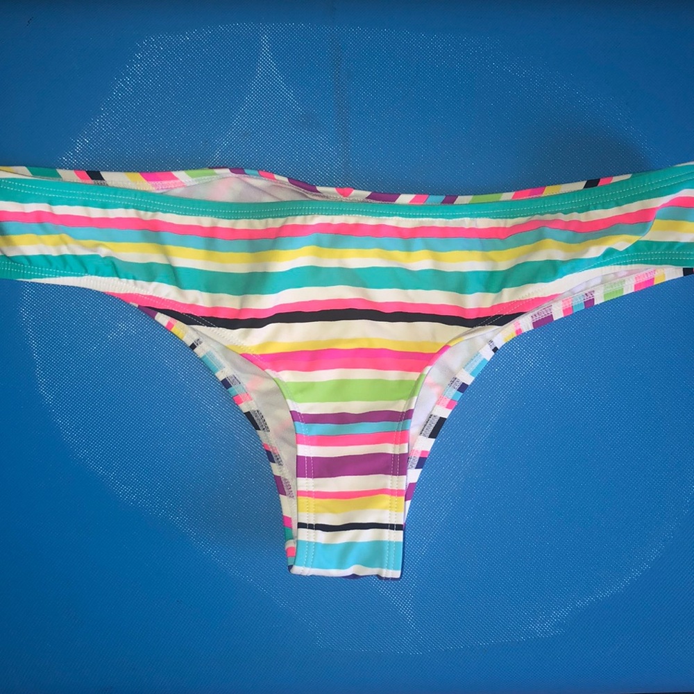 Rainbow bikini bottoms